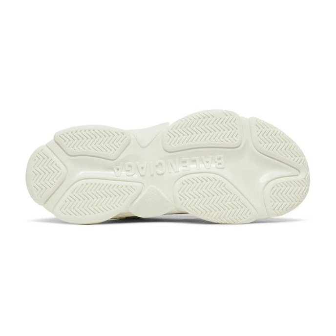 Balenciaga Triple S Sneaker Allover Logo - White Multi