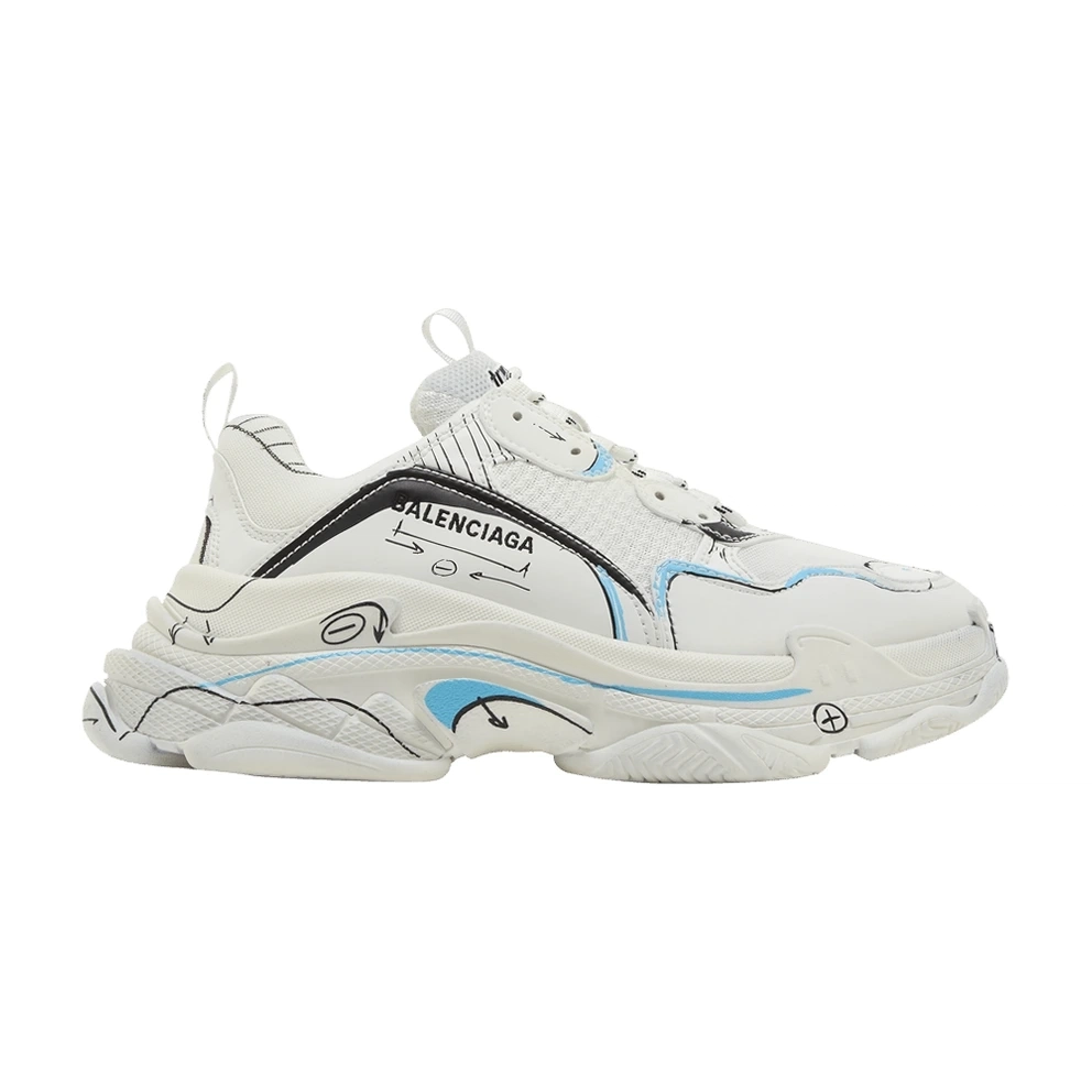 Balenciaga Triple S Sneaker Sketch - White