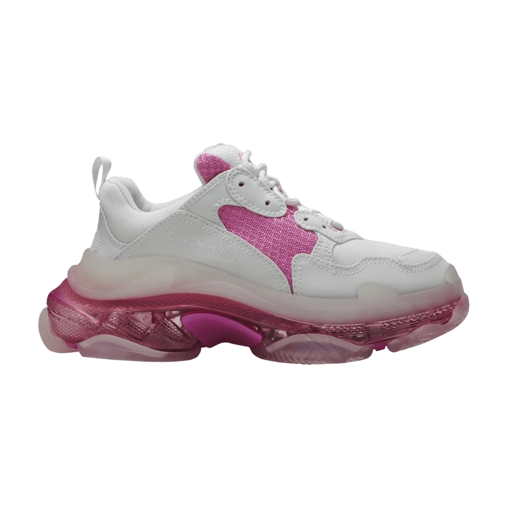 Balenciaga Wmns Triple S Clear Sole Trainer 'White Pink'