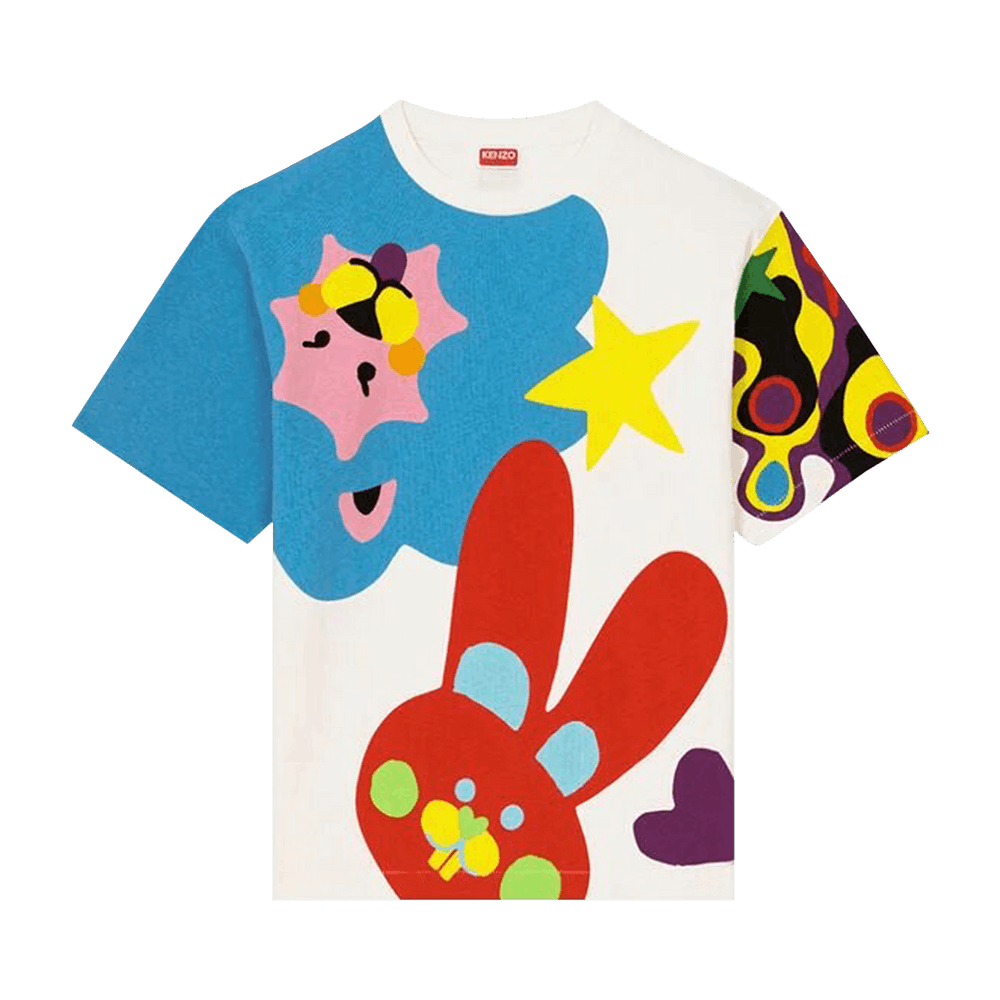 Kenzo Kenzoo Oversize T-Shirt Off White