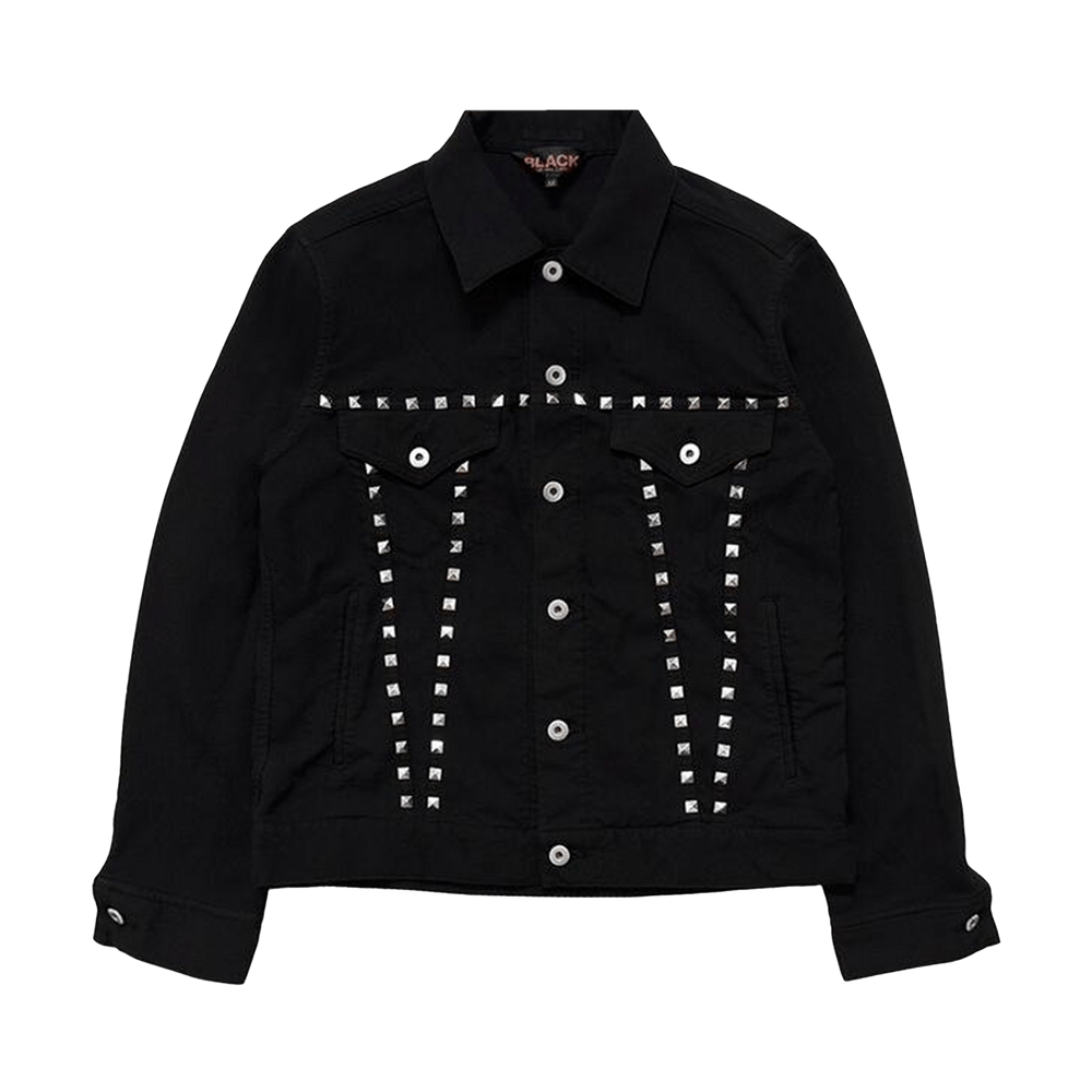 Comme des Garçons Black Trucker Jacket With Studs Black
