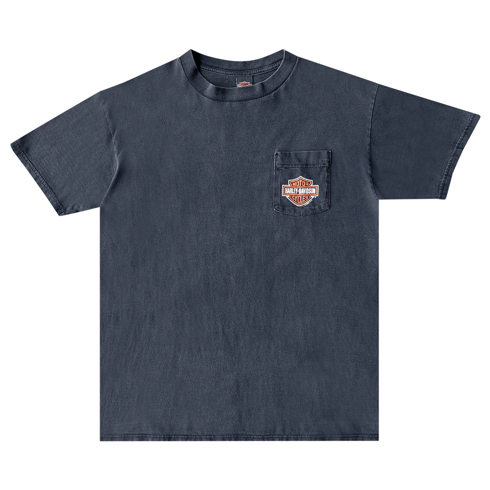 Vintage Harley Davidson 1998 Steubenville Cycle Center T-Shirt Black