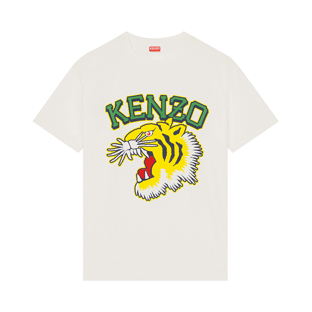 Kenzo Tiger Varsity Oversize T-Shirt Off White