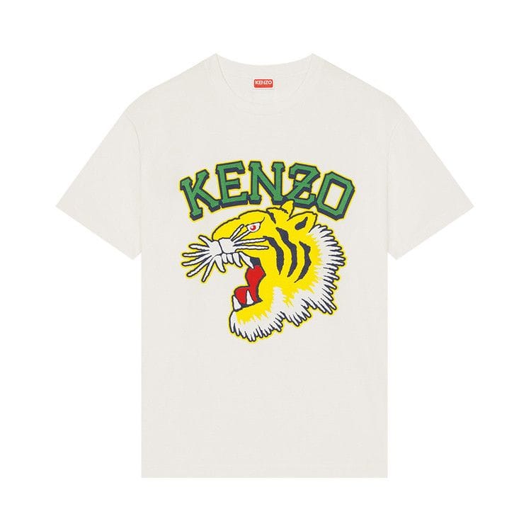Kenzo Tiger Varsity Oversize T-Shirt Off White