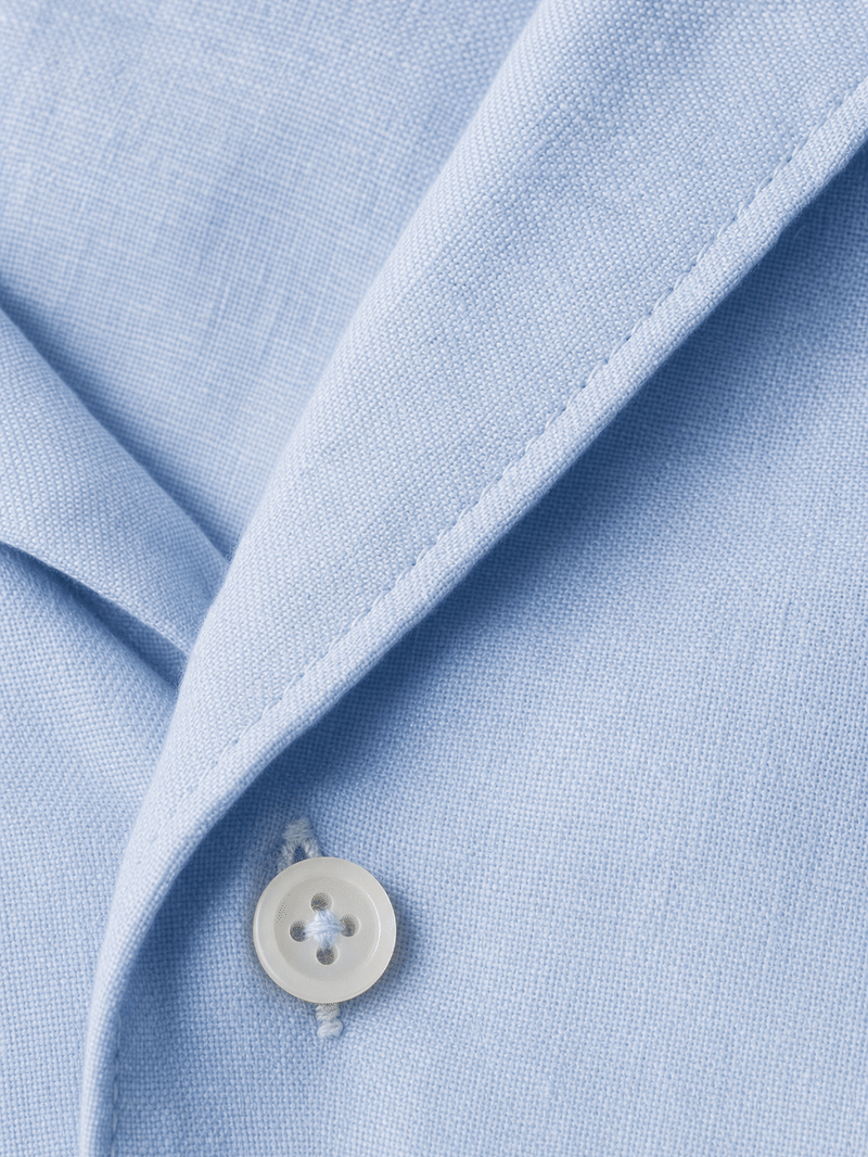 Brushed Cotton Shirt – Coastal Blue