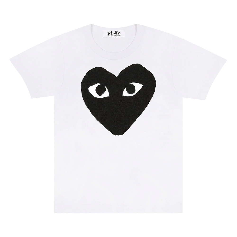 Comme Des Garcons Play Black Heart T-Shirt White