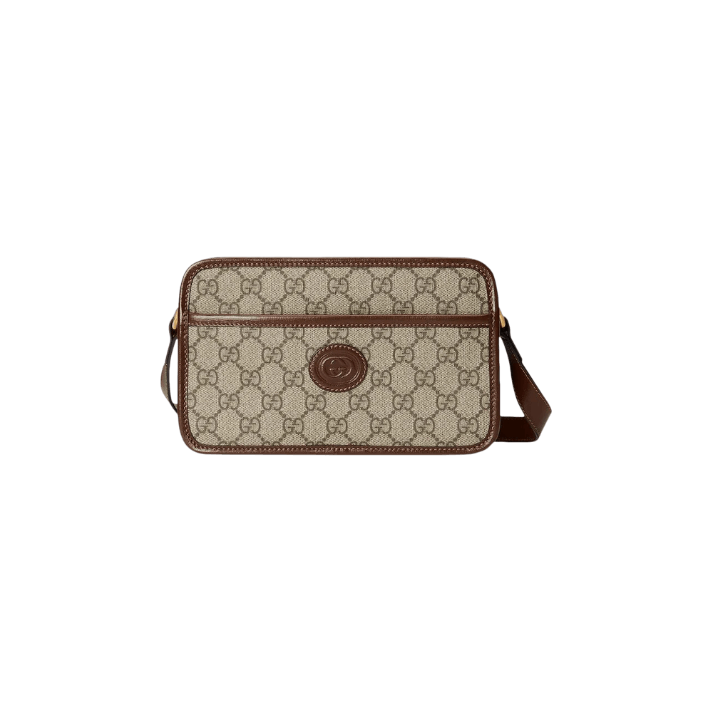 Gucci Mini Bag With Interlocking G Beige/Ebony/Brown Sugar