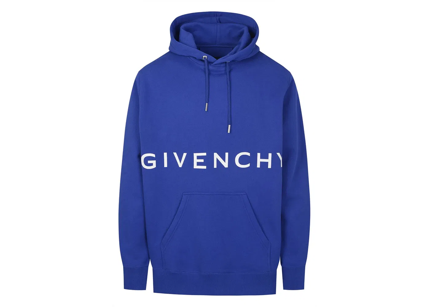 Givenchy Classic Fit Bonded Hoodie Ocean Blue