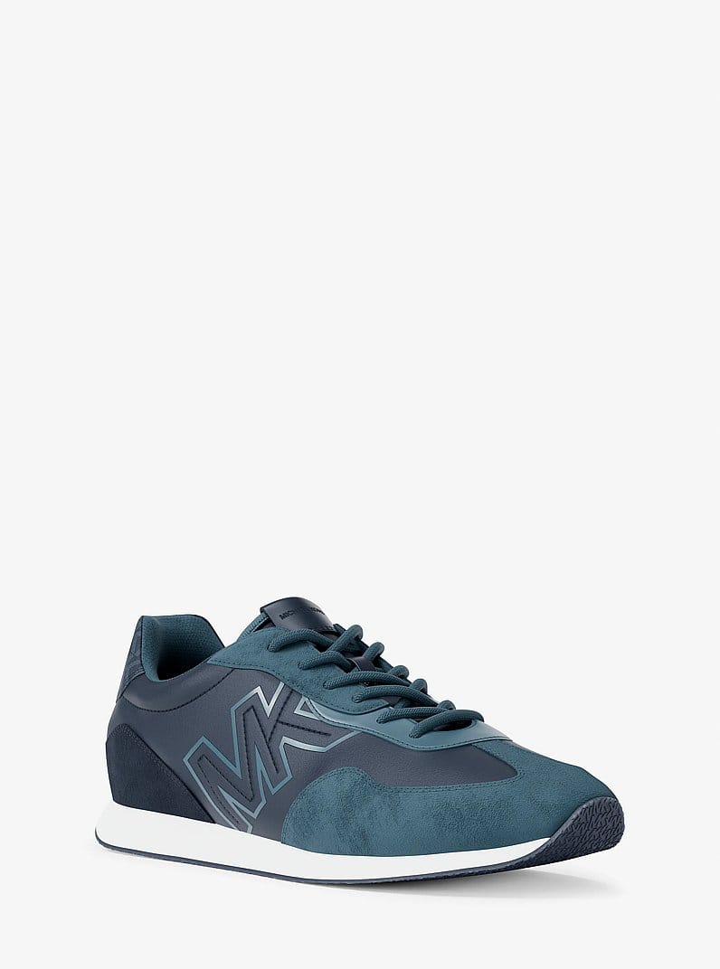 Michael Kors Essex Mixed-Media Trainer