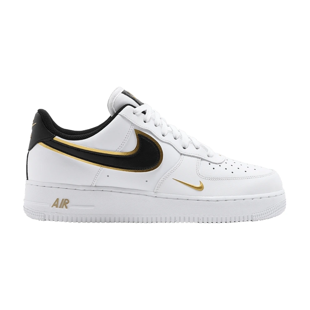 Air Force 1 '07 LV8 Metallic Swoosh Pack - White Metallic Gold