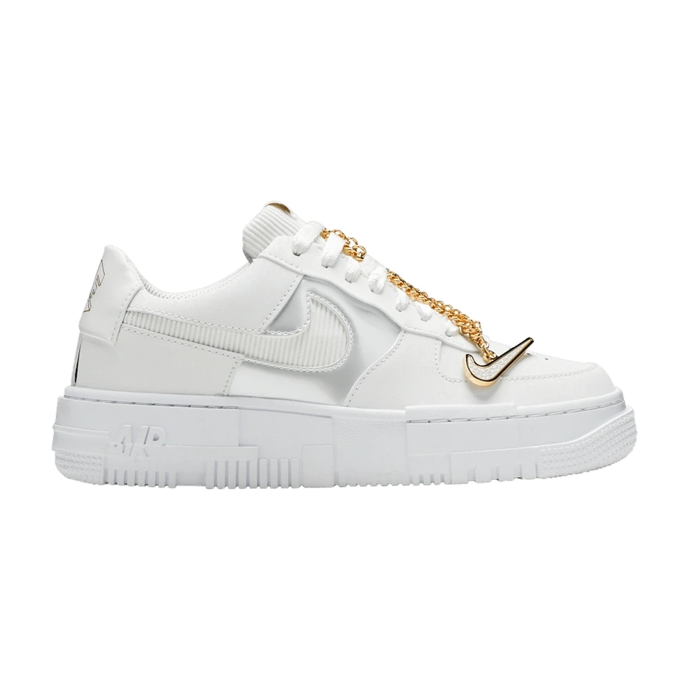 Wmns Air Force 1 Pixel 'White Gold Chain'