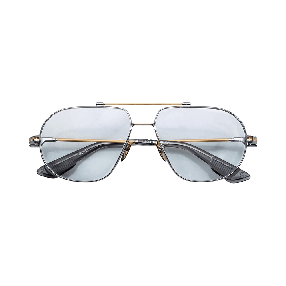 Jacques Marie Mage Hollywood Sunglasses Sterling/Superlight Blue