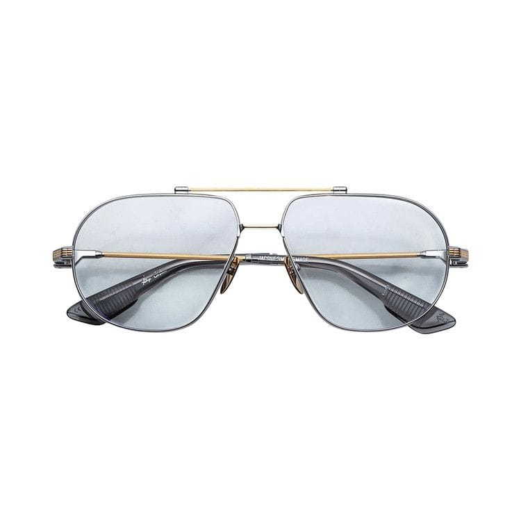 Jacques Marie Mage Hollywood Sunglasses Sterling/Superlight Blue