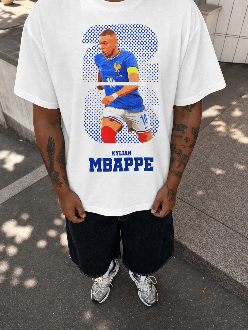 Off Supply Mbappé Velocity White T-Shirt