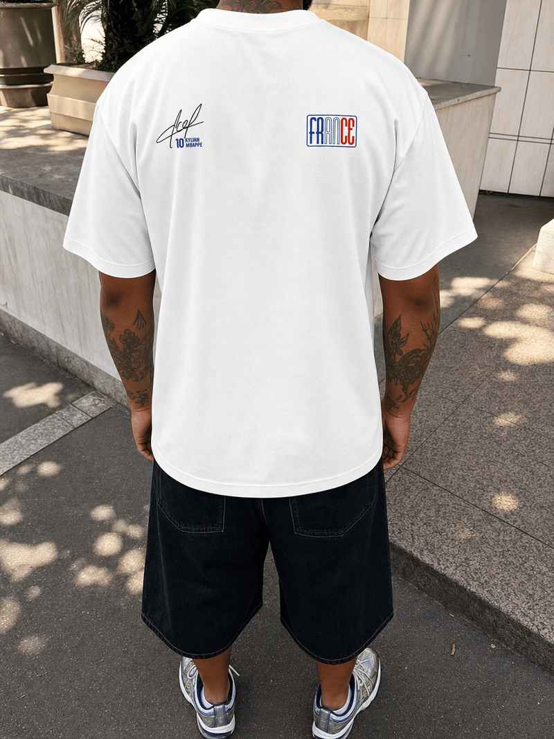 Off Supply Mbappé Velocity White T-Shirt