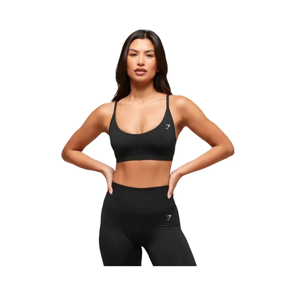 Gymshark Everyday Seamless Racerback Sports Bra - Light Support Black