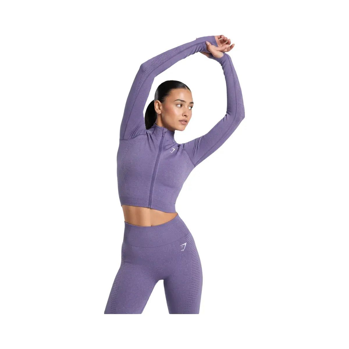 Gymshark Vital Midi Zip Up Jacket Functional Purple