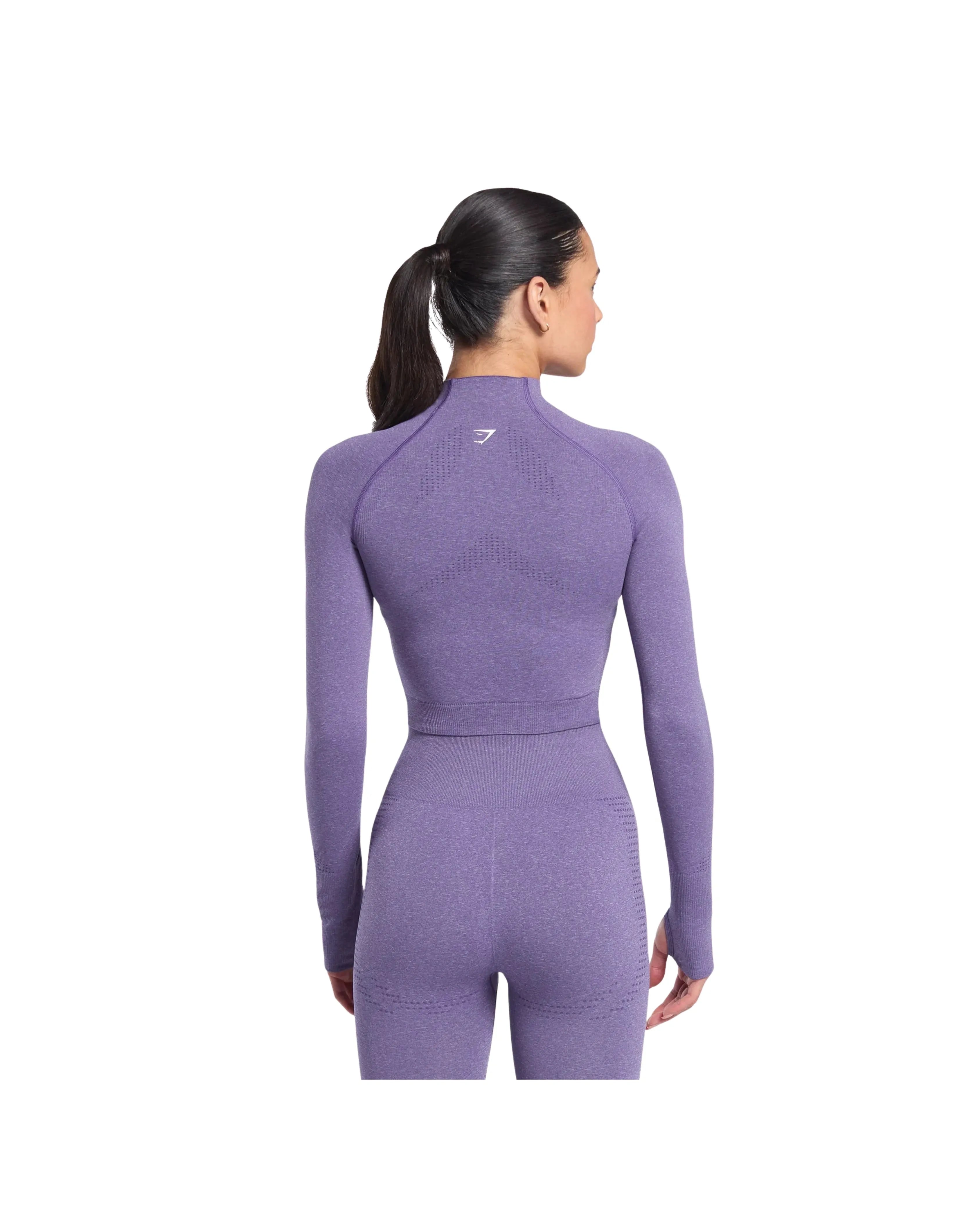 Gymshark Vital Midi Zip Up Jacket Functional Purple