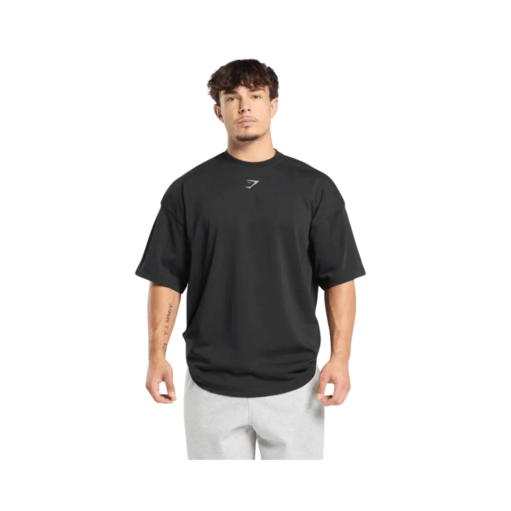 Gymshark Lifting Club T-Shirt Oversized Fit Black