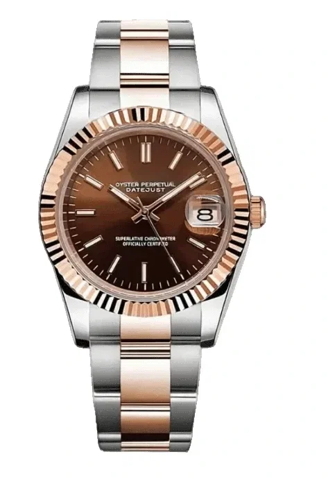 Mod (original Seiko Movement) Datejust Chocolate