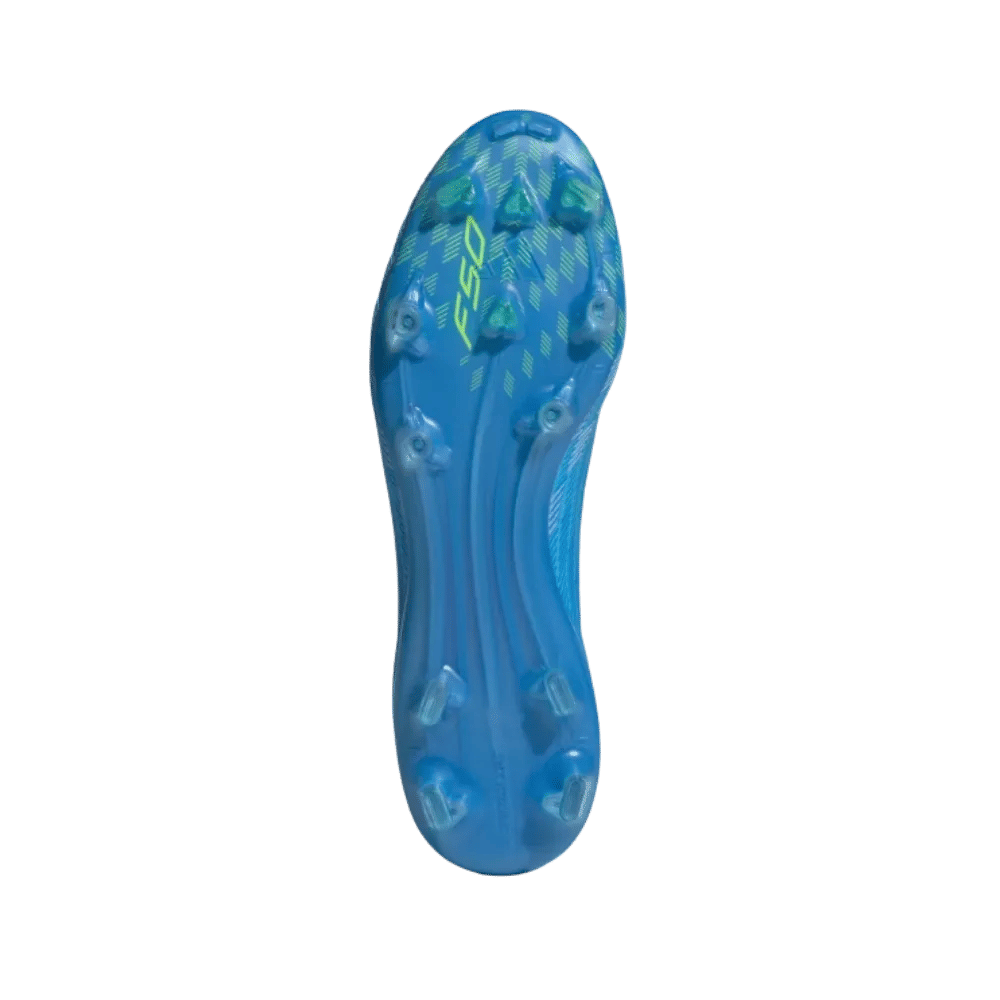 Adidas F50 Pro Firm Ground Soccer Cleats Lucid Ray Blue