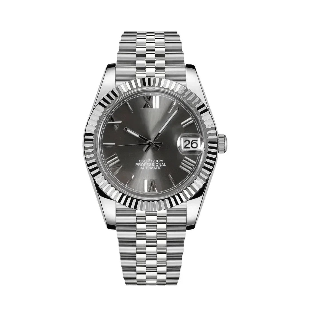 Mod (original Seiko Movement)  Datejust Roman Champagne