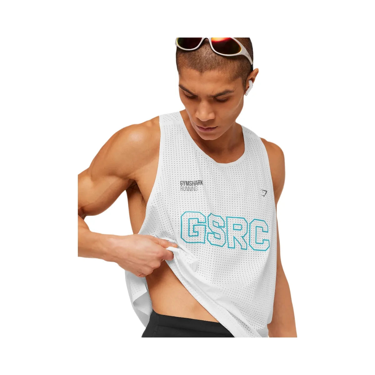 Gymshark Running Elite Race Vest "White"