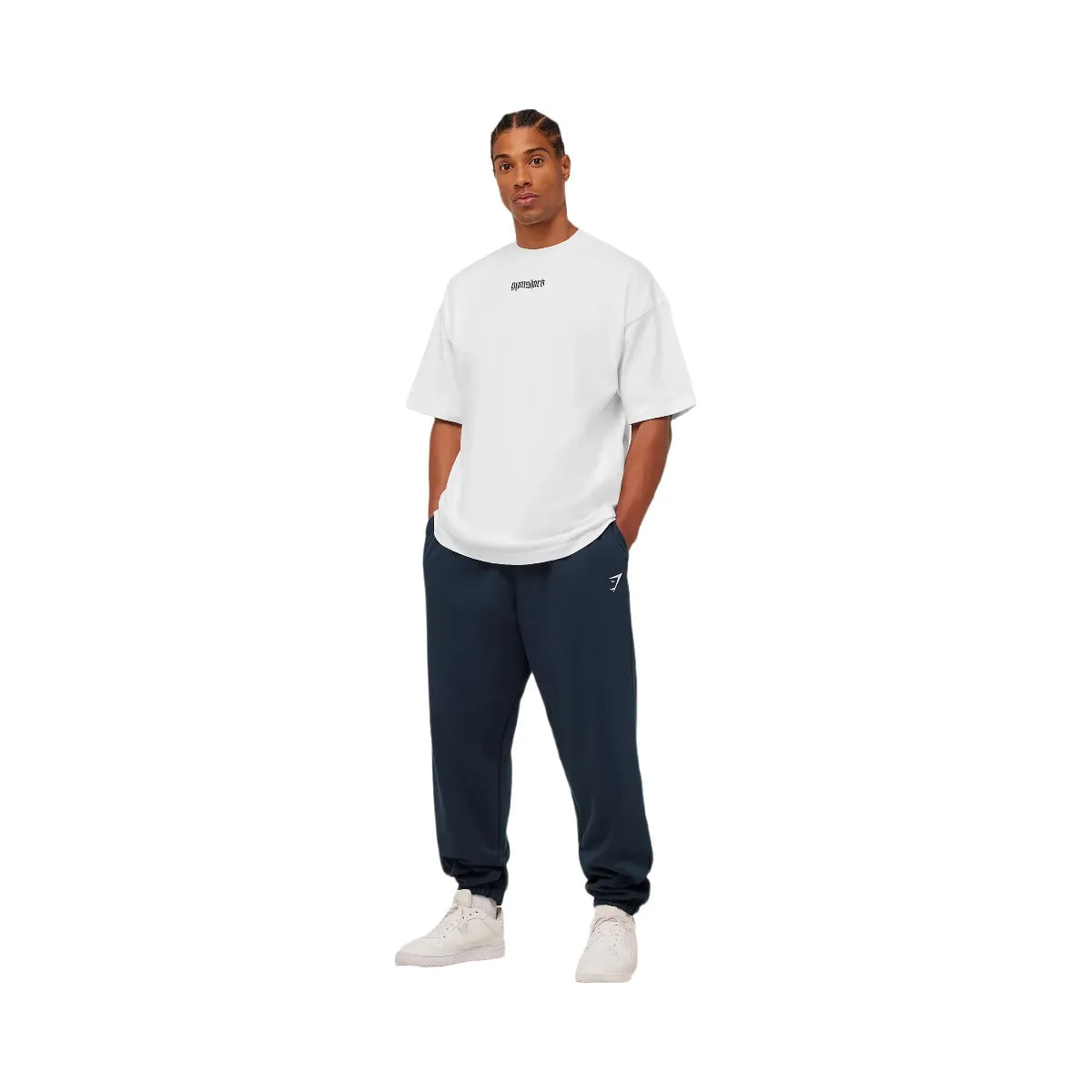 Gymshark Crest Oversized Joggers "GS Navy"