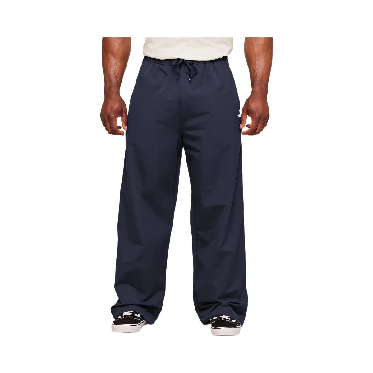 Gymshark Retro Collegiate Track Pants "Heavy Blue Tinted White"