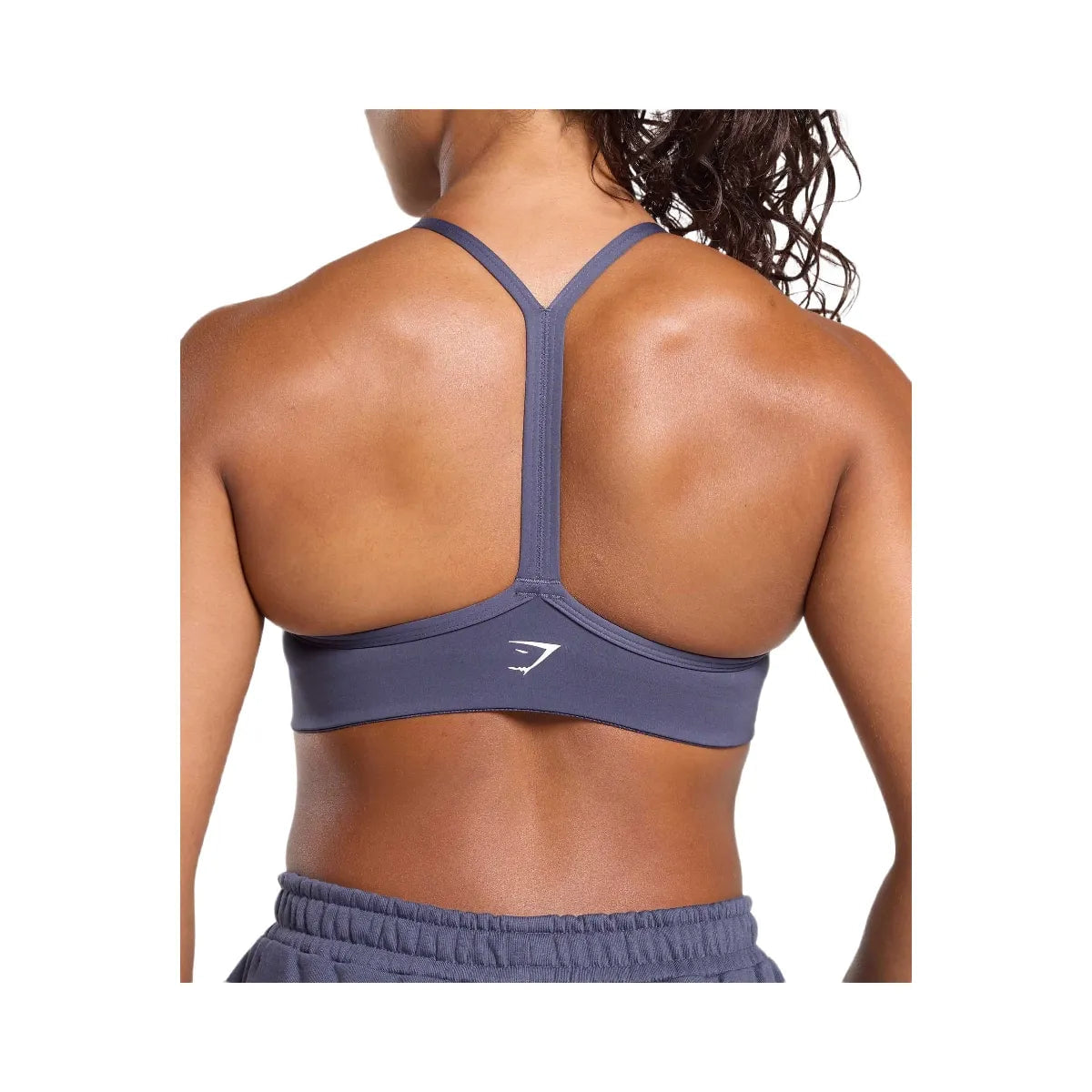 Gymshark Strength Department Graphic Sports Bra "Weighted Purple"