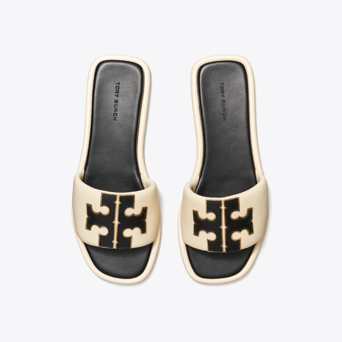 Tory Burch Double T sport slides