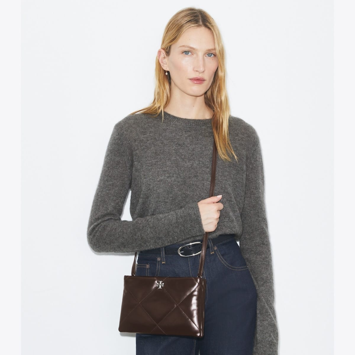 Kira Diamond Quilt Crossbody Bag