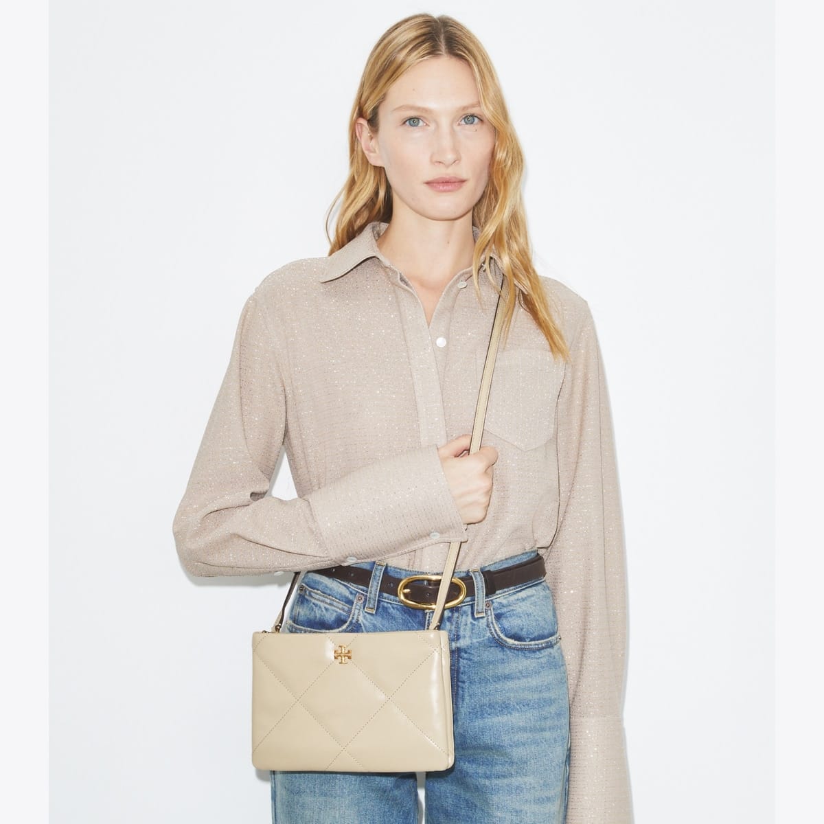 Kira Diamond Quilt Crossbody Bag
