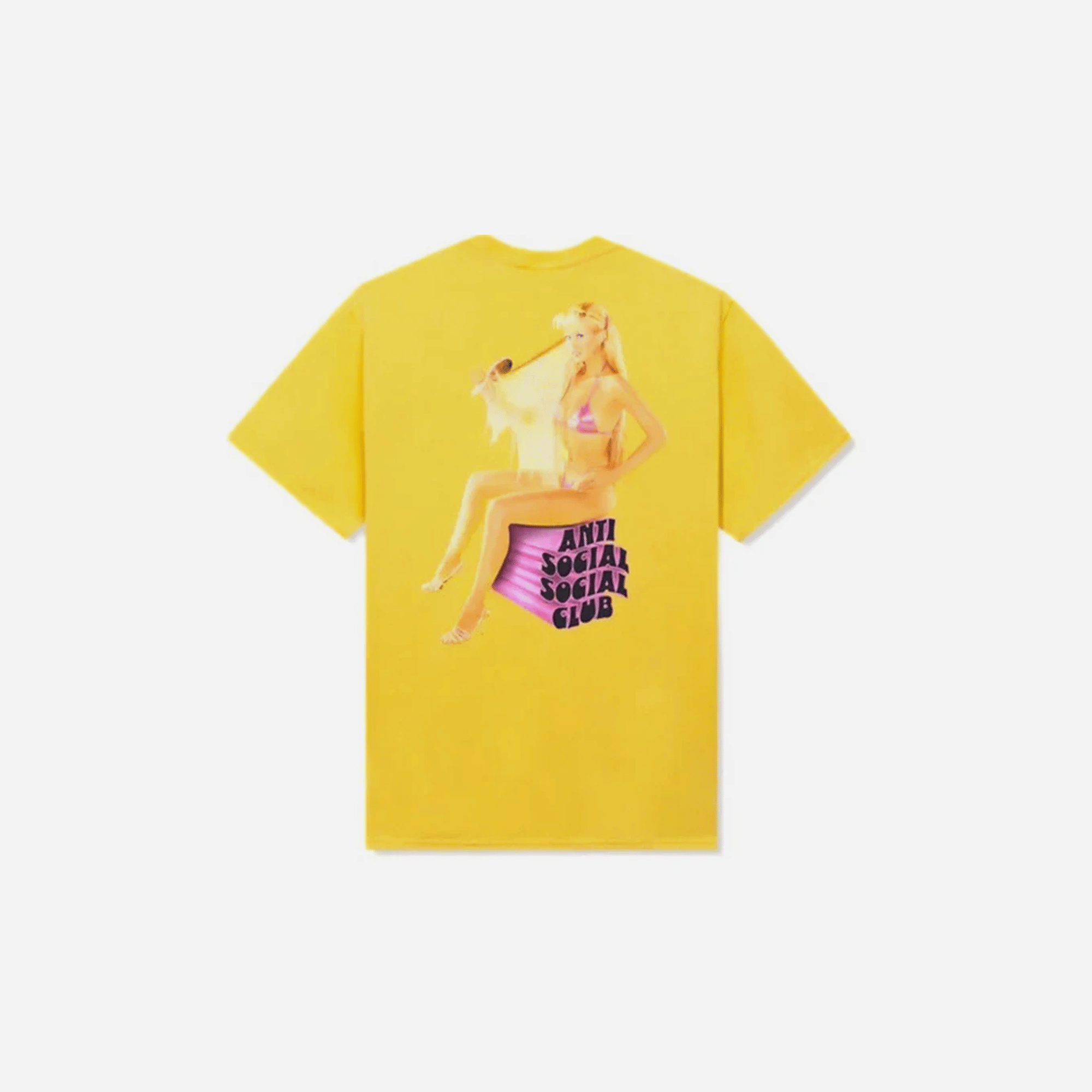 Anti Social Social Club Ellen Von Unwerth For Assc 3D Fantasy Yellow Tee
