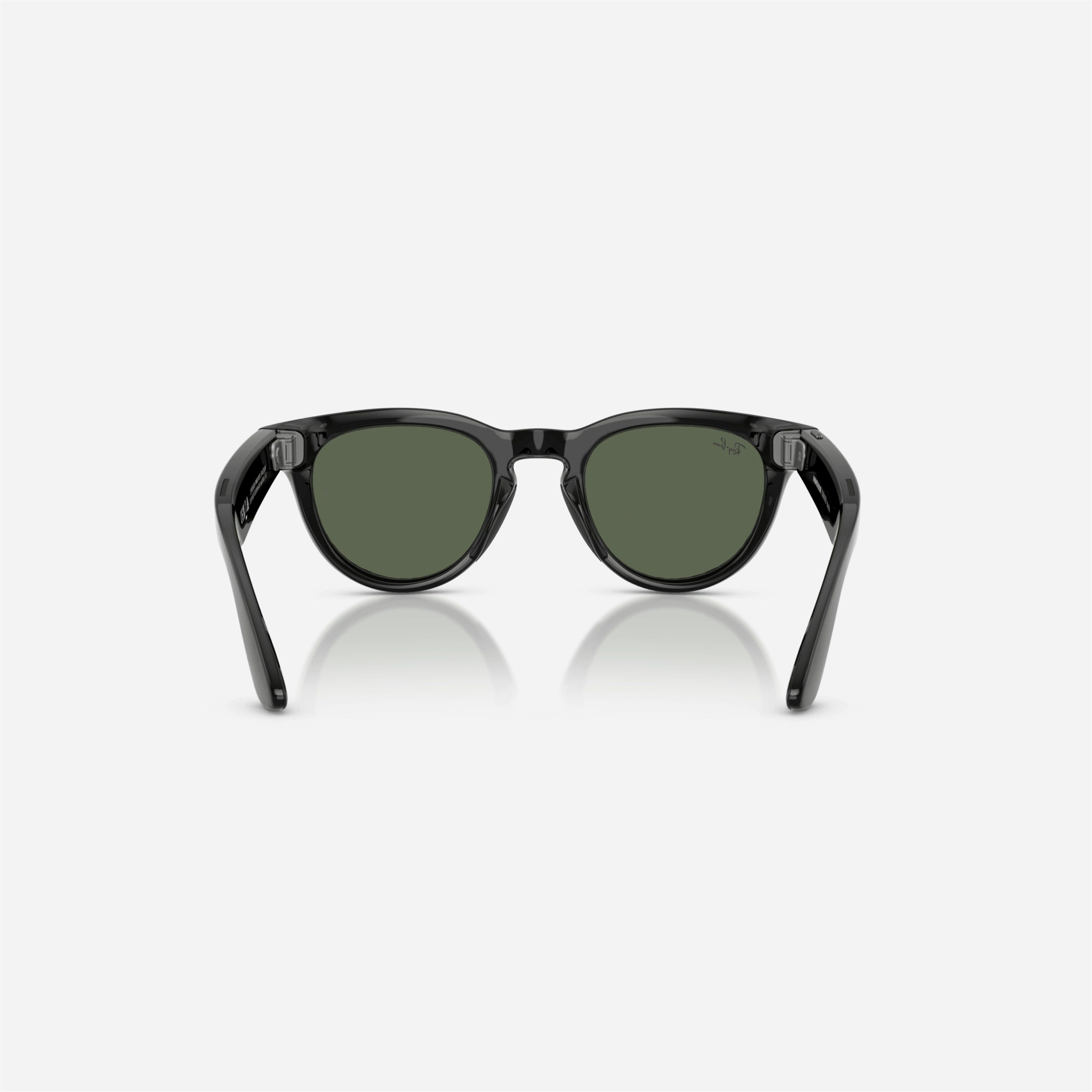 Ray-Ban Meta Headliner Shiny Black Frame G-15 Green Lens - Gen 2