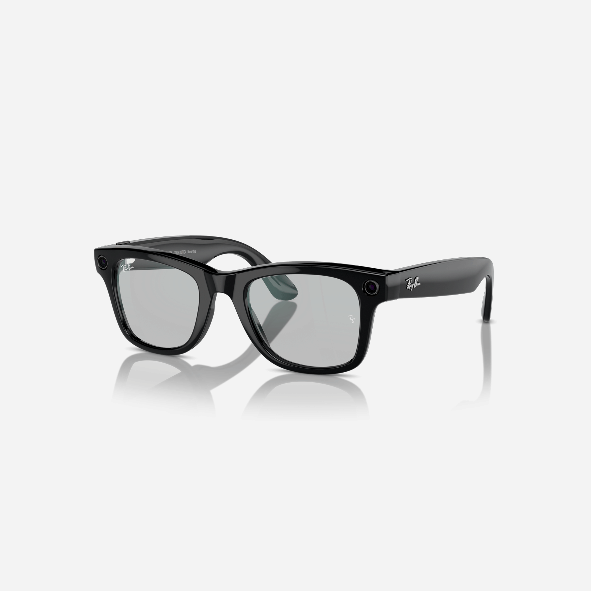 Ray-Ban Meta Wayfarer Shiny Black Clear Gen 1
