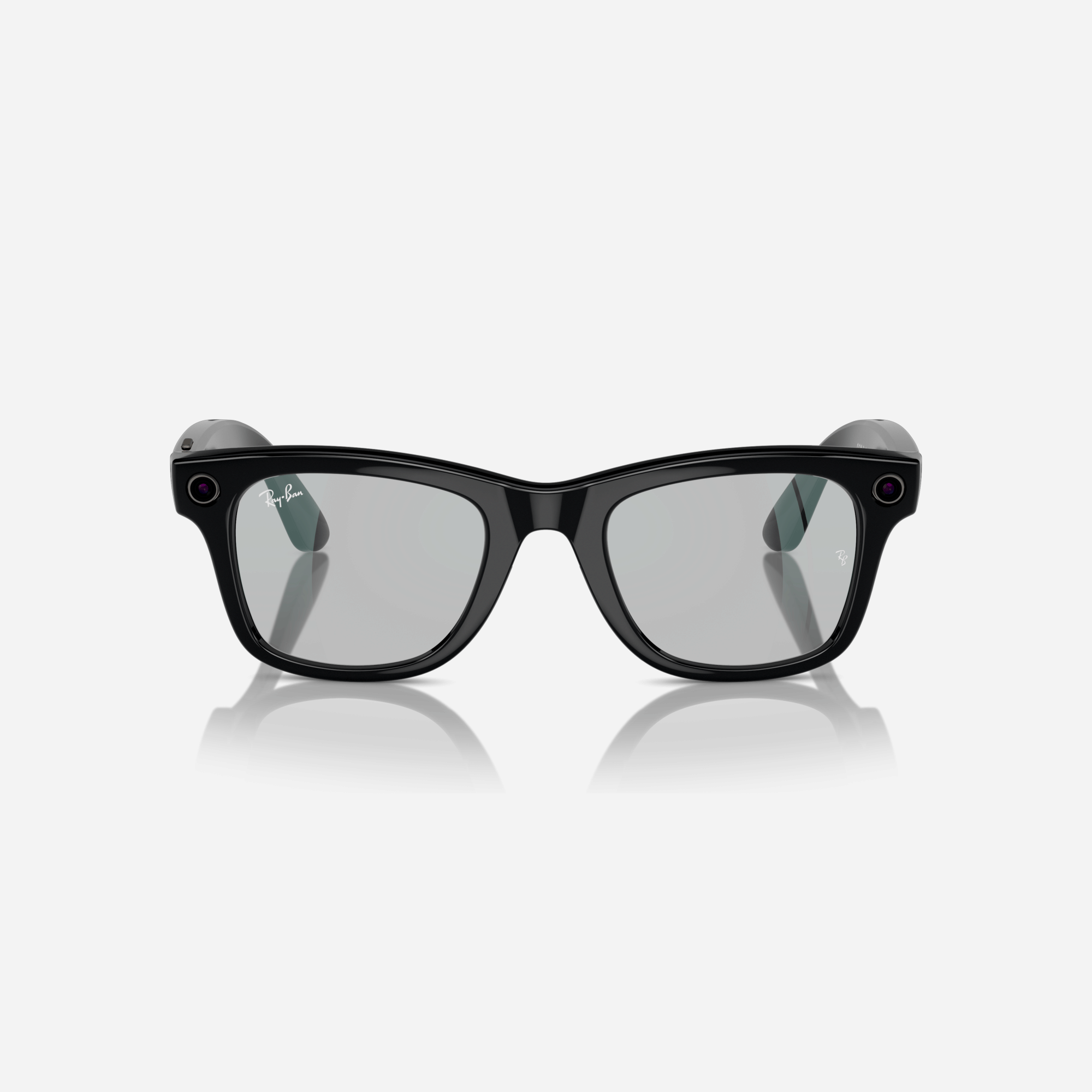 Ray-Ban Meta Wayfarer Shiny Black Clear Gen 1