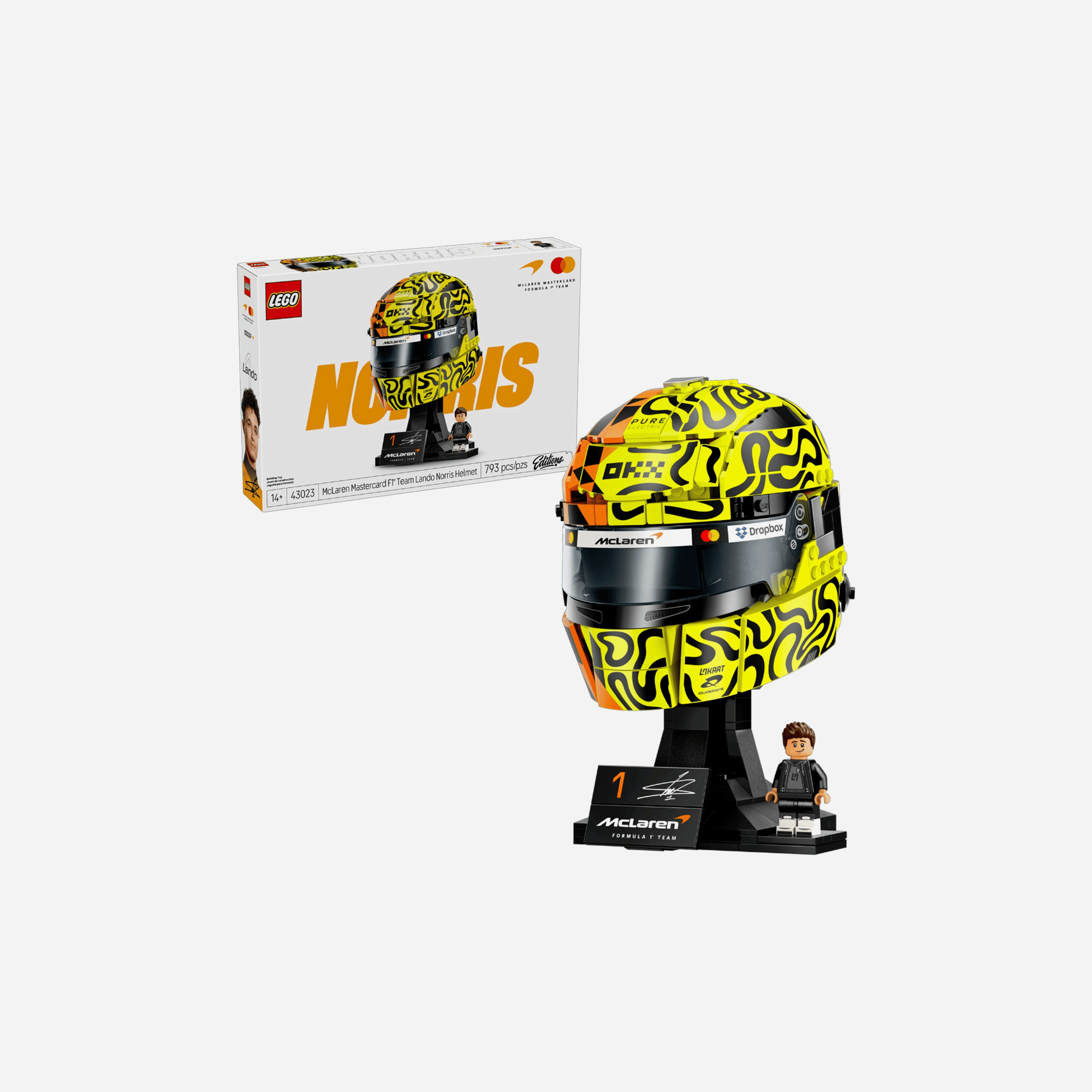 LEGO McLaren Mastercard F1 Team Lando Norris Helmet #43023