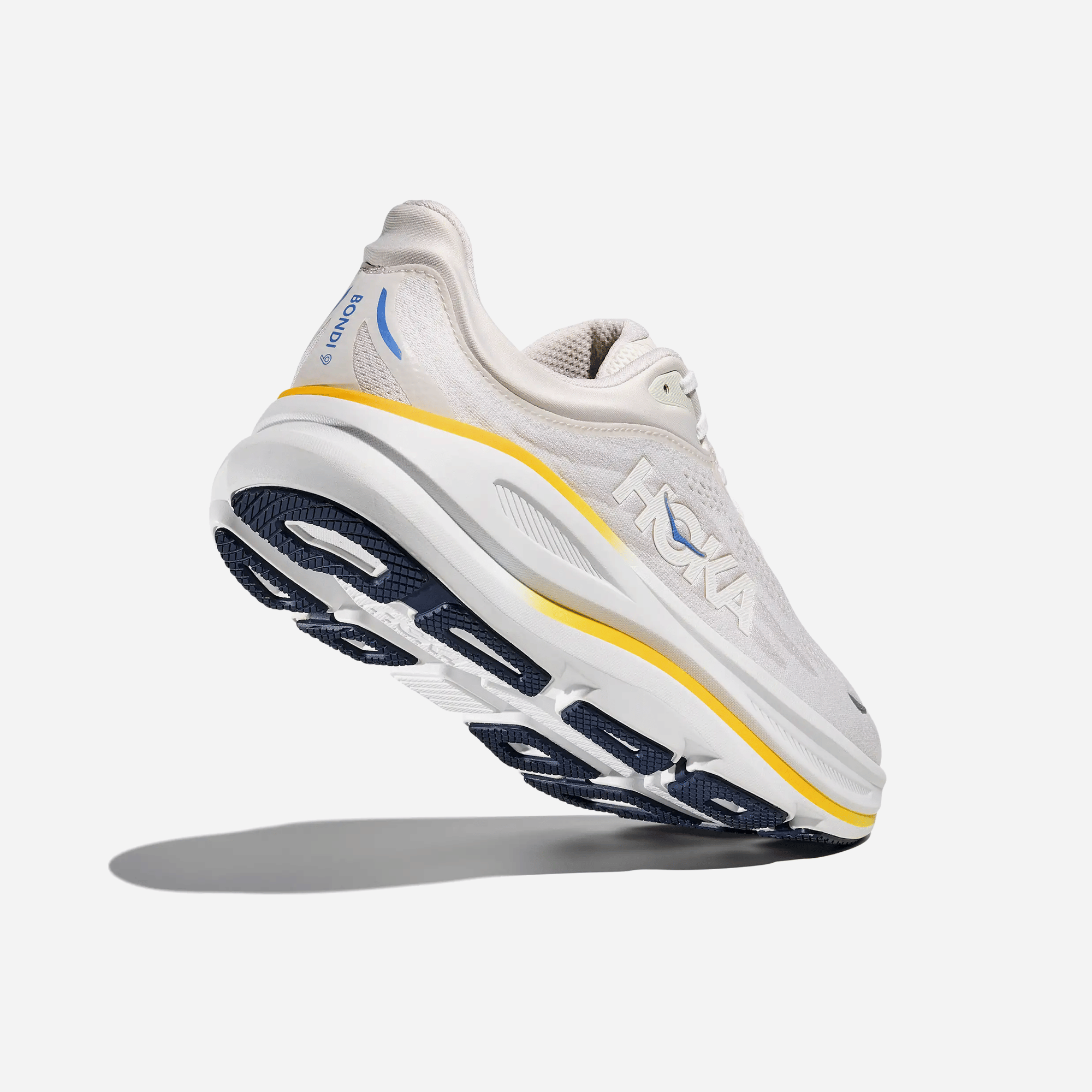 Hoka Bondi 9 White Grout Regular