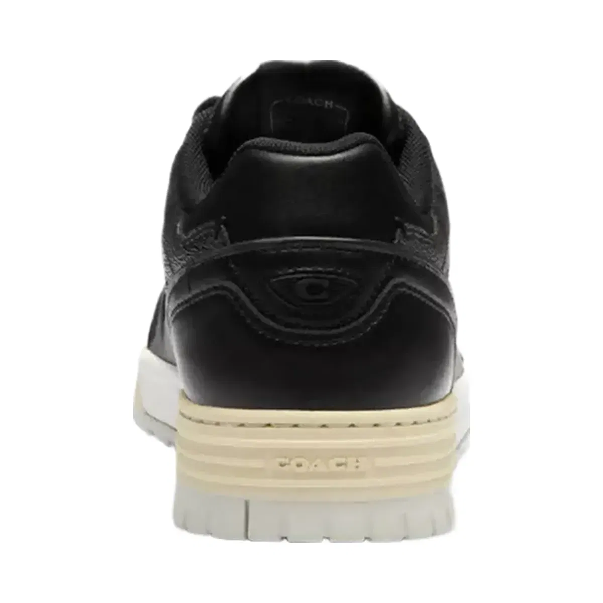 Coach Soho Sneaker With Signature Canvas in Charcoal Black