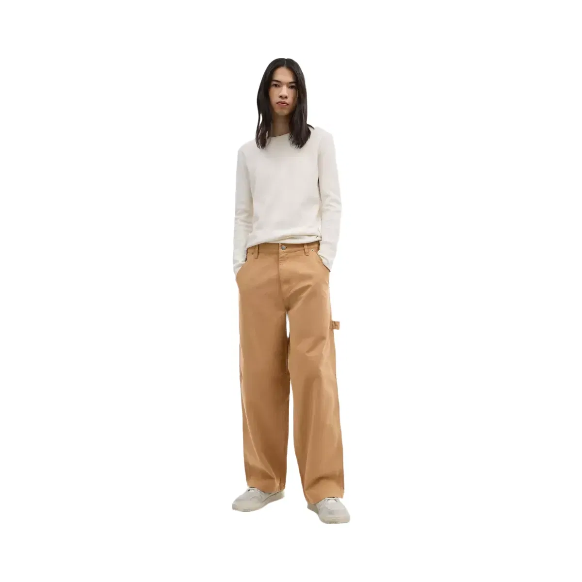 Coach Canvas Pants In Organic Cotton in Sand