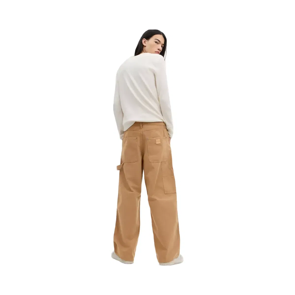 Coach Canvas Pants In Organic Cotton in Sand