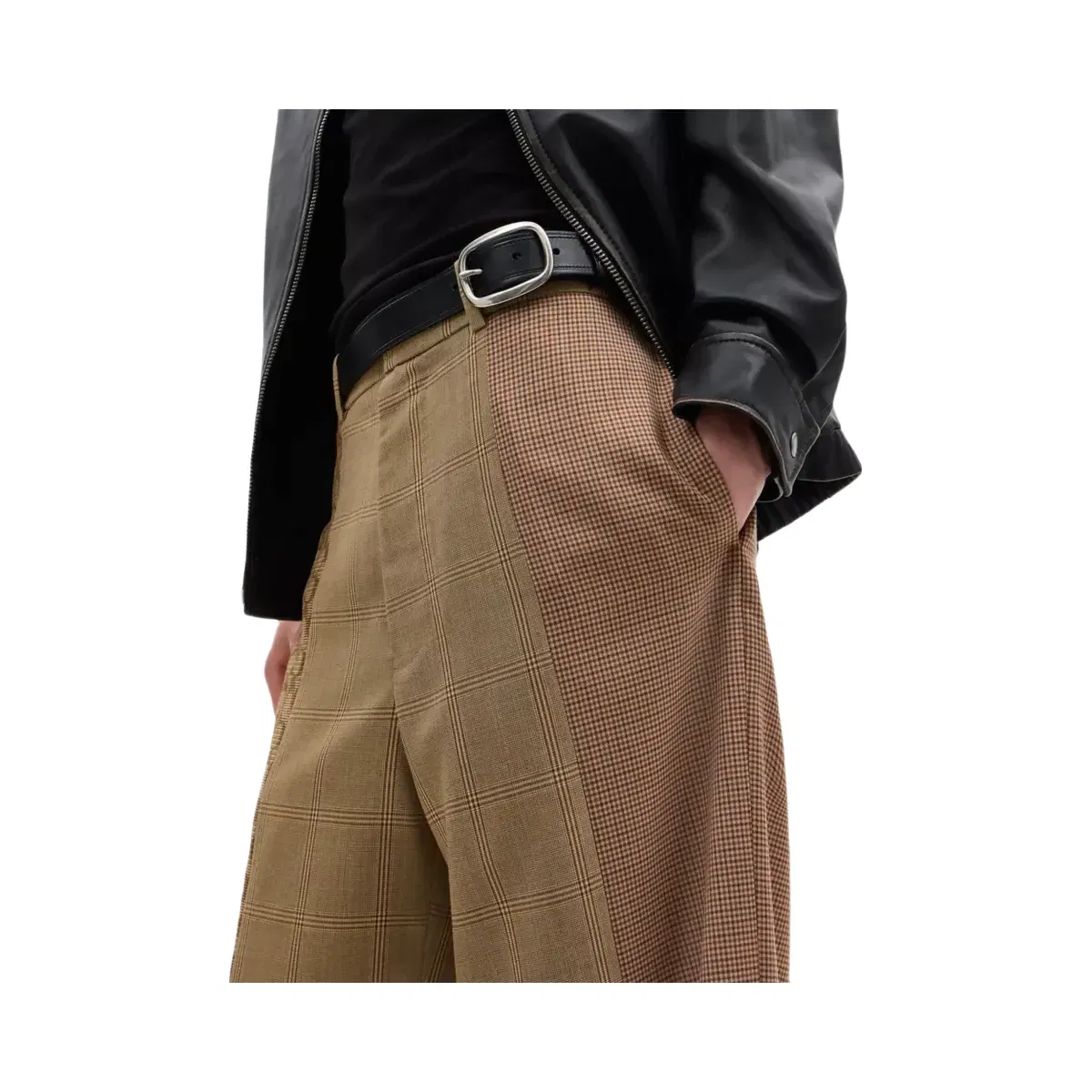 Coach Mashup Yarn Dye Trousers in Tan Multi