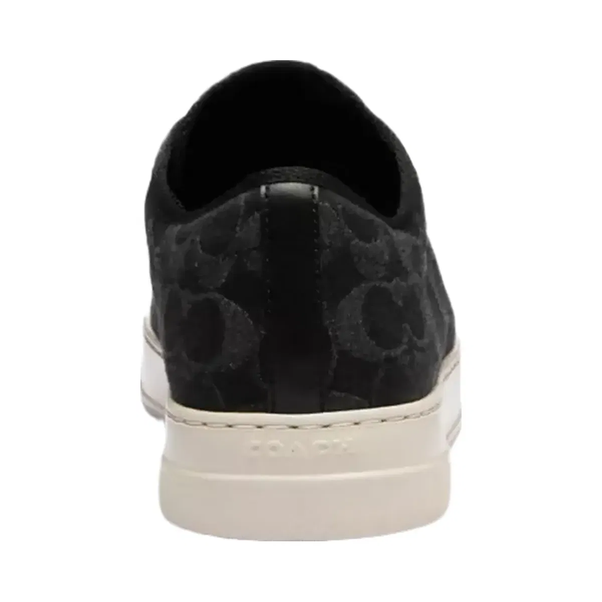 Coach Canvas Sneaker In Signature Denim in Black