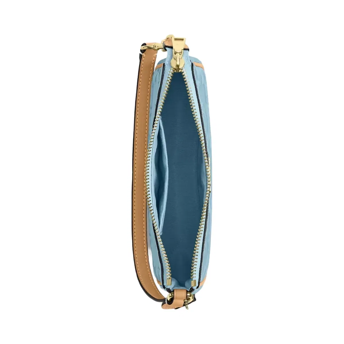 Coach Nolita 19 In Signature Leather With Charms in Gold Light Blue