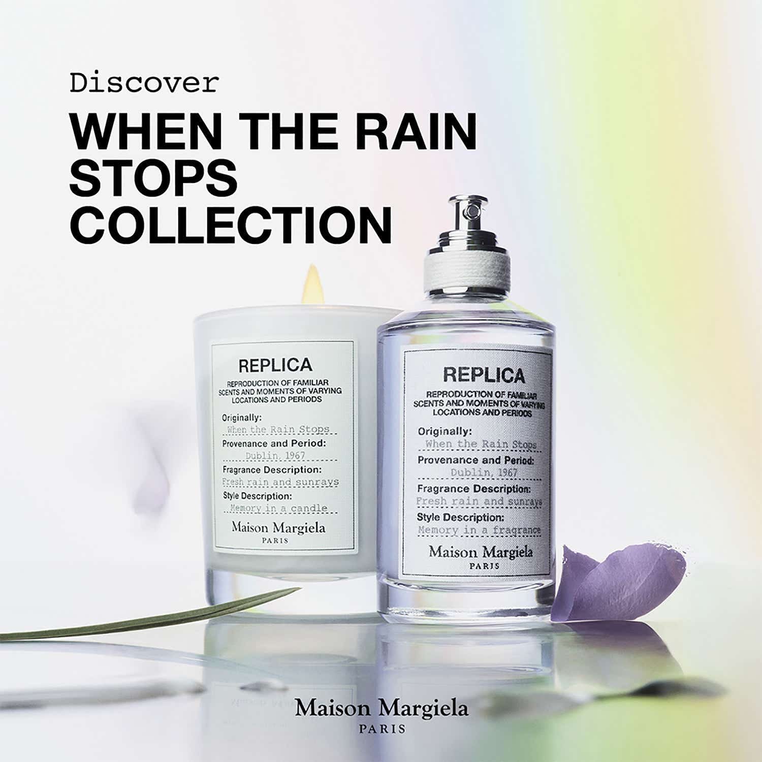 Maison Margiela Replica When The Rain Stops Eau De Toilette (100ml) - Maison Margiela