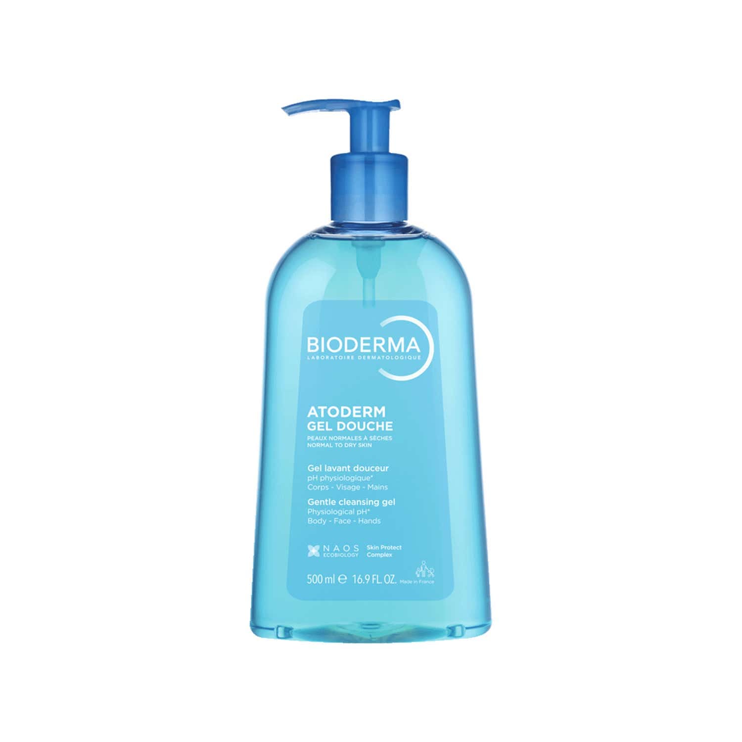 Bioderma Atoderm Gel Douche Ultra Gentle Soap Free Shower Gel with Niacinamide for 24H Hydration (500ml) - Bioderma
