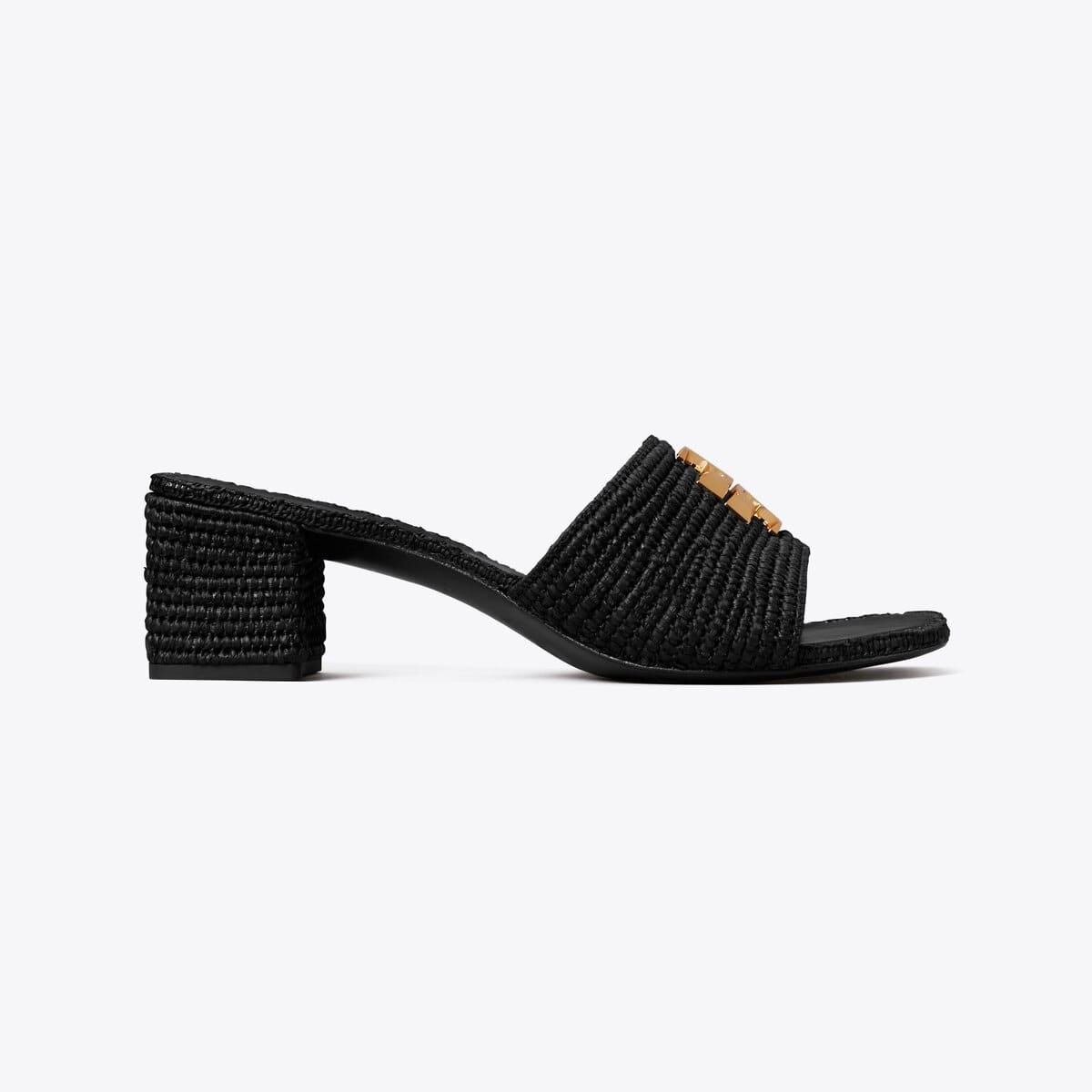 Eleanor Raffia Heeled Sandal