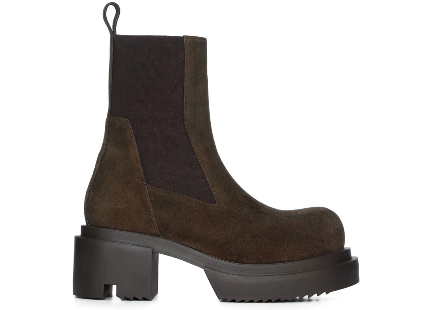 Rick Owens Beatle Bogun Boot Washed Indigo Womens