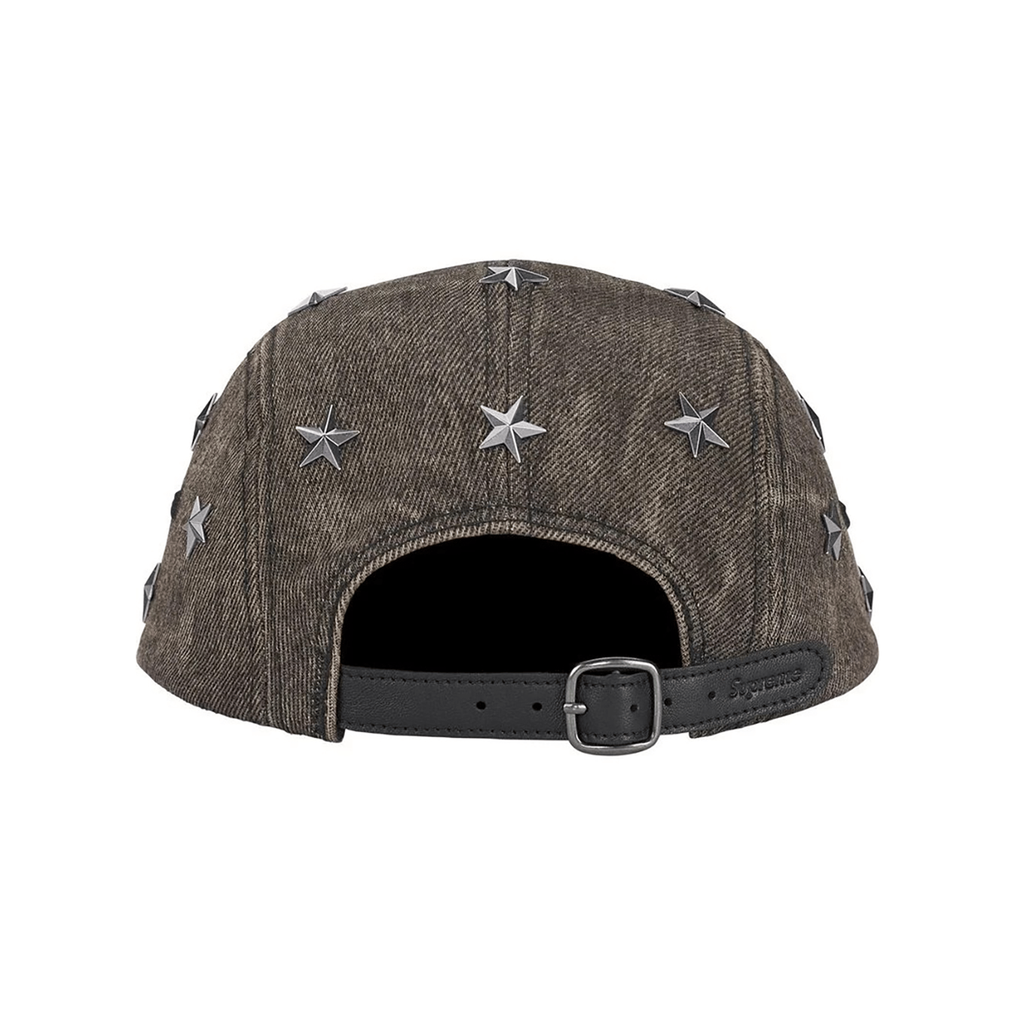 Supreme Stars Studded Denim Camp Cap Washed Black (Ss26) Price in